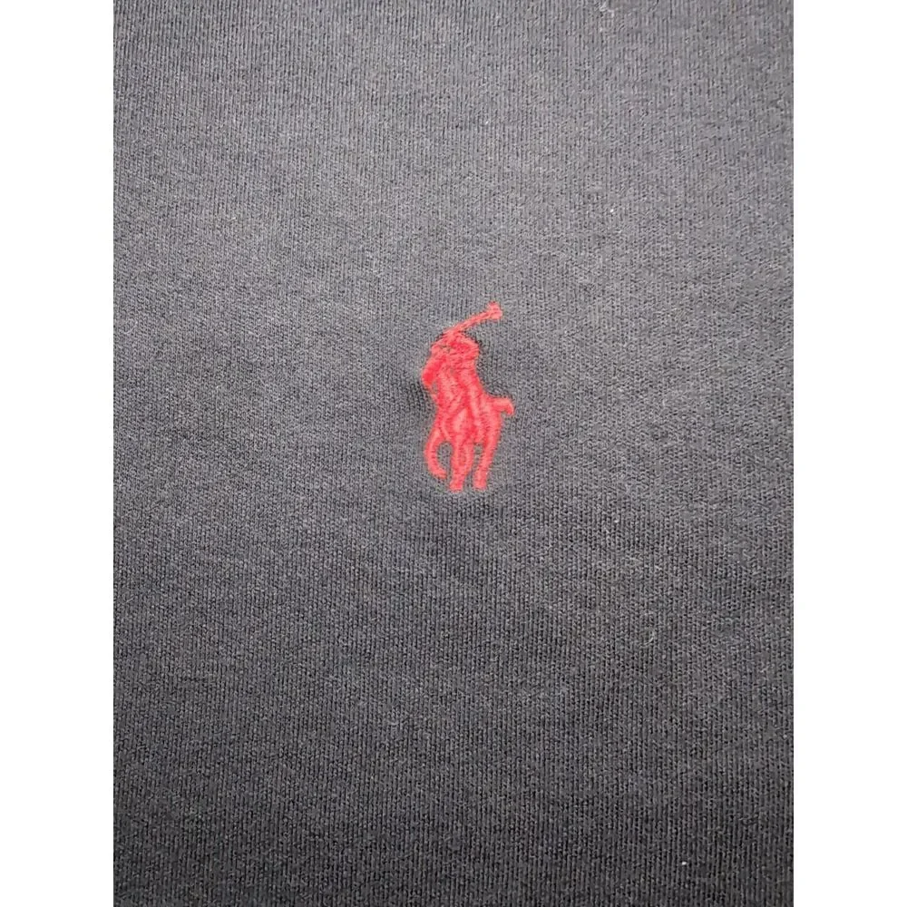 Vintage Polo by Ralph Lauren Short Sleeve Men's Polo Size XL Black‎ W/ Red Logo